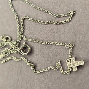 Sterling Silver Cross Necklace